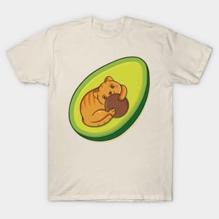 avocado cat grain holding T-Shirt